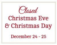 Recycling Closed Christmas Eve Day